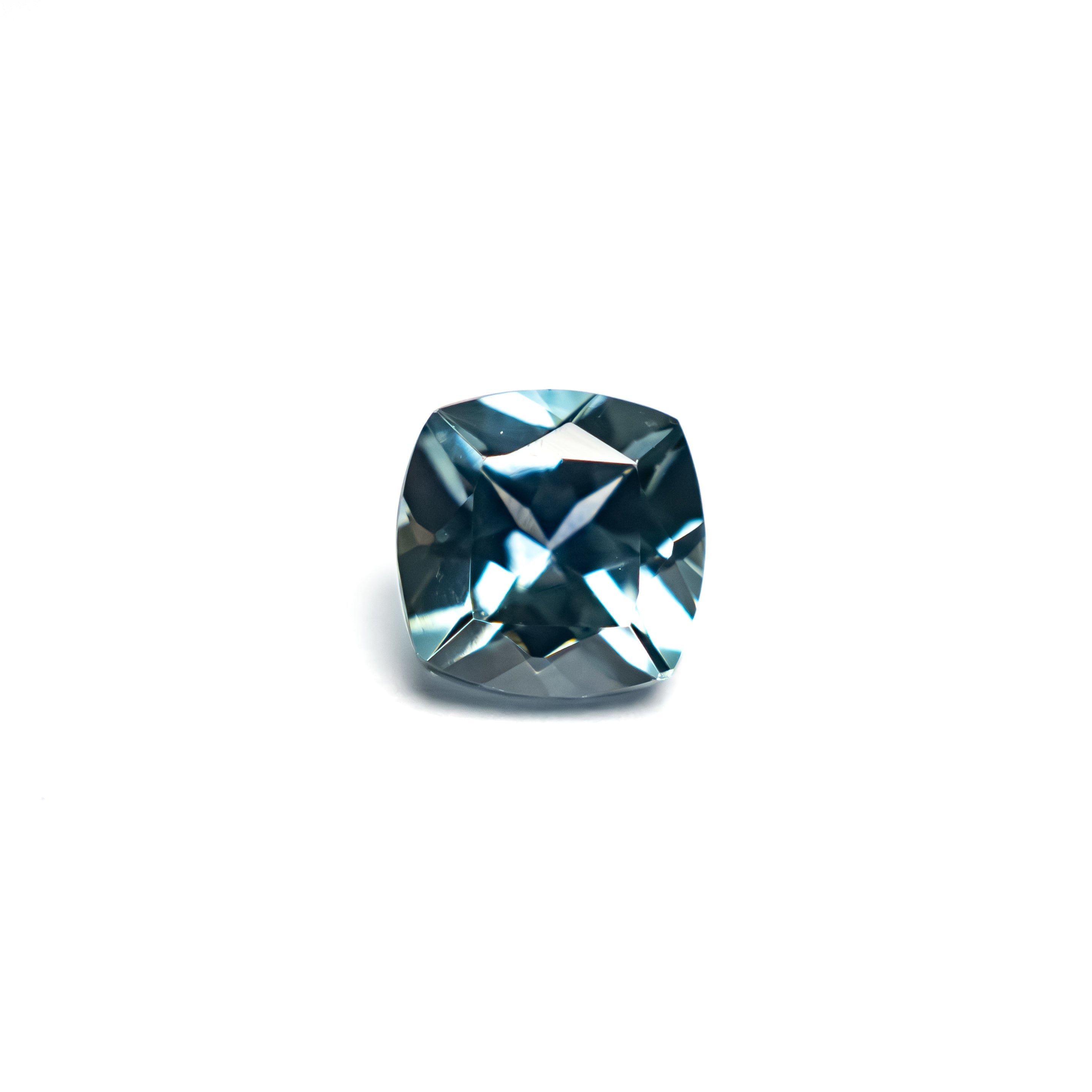 Teal/Blue Brilliant Sapphire - 0.81ct Cushion
