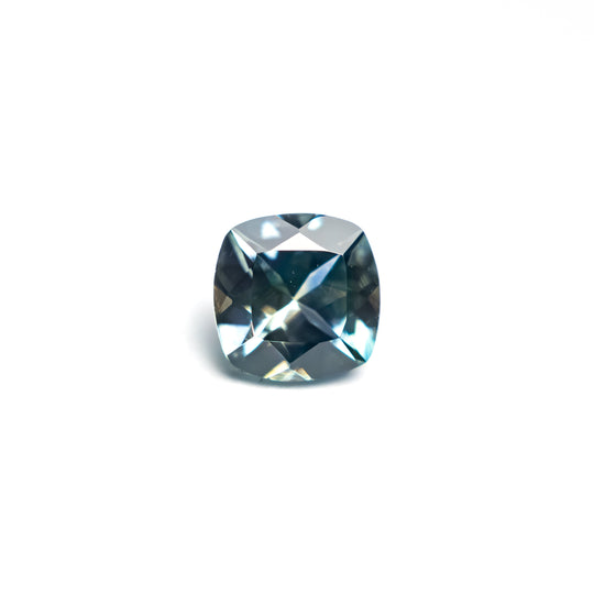 Teal/Blue Brilliant Sapphire - 0.65ct Cushion