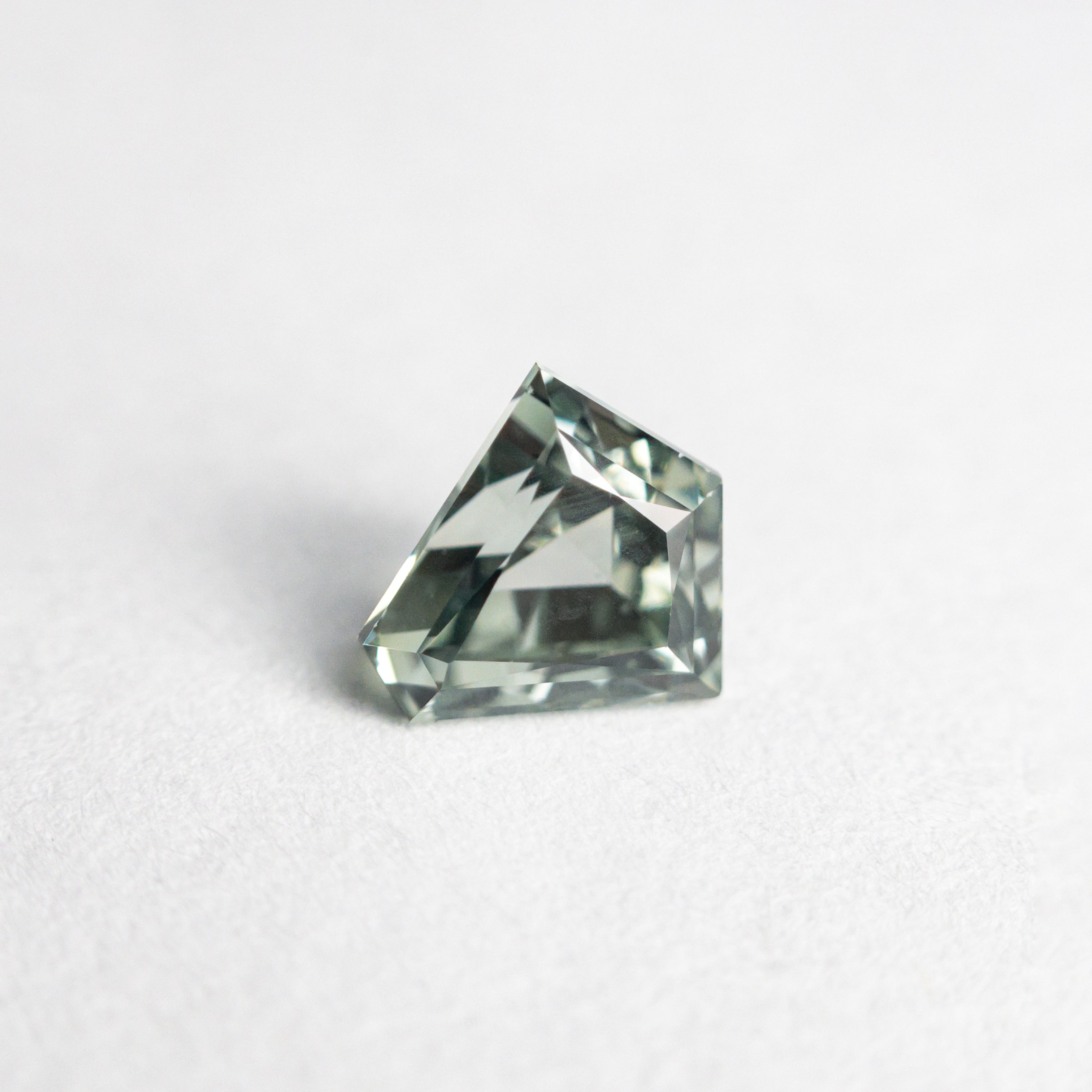 Green Brilliant Sapphire - 1.11ct Shield - Foe & Dear