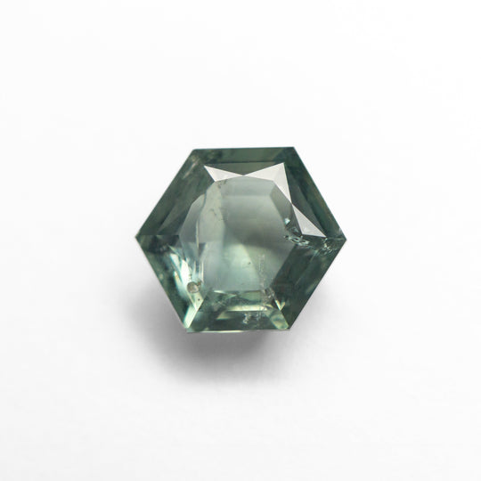 Green Brilliant Sapphire - 2.61ct Hexagon