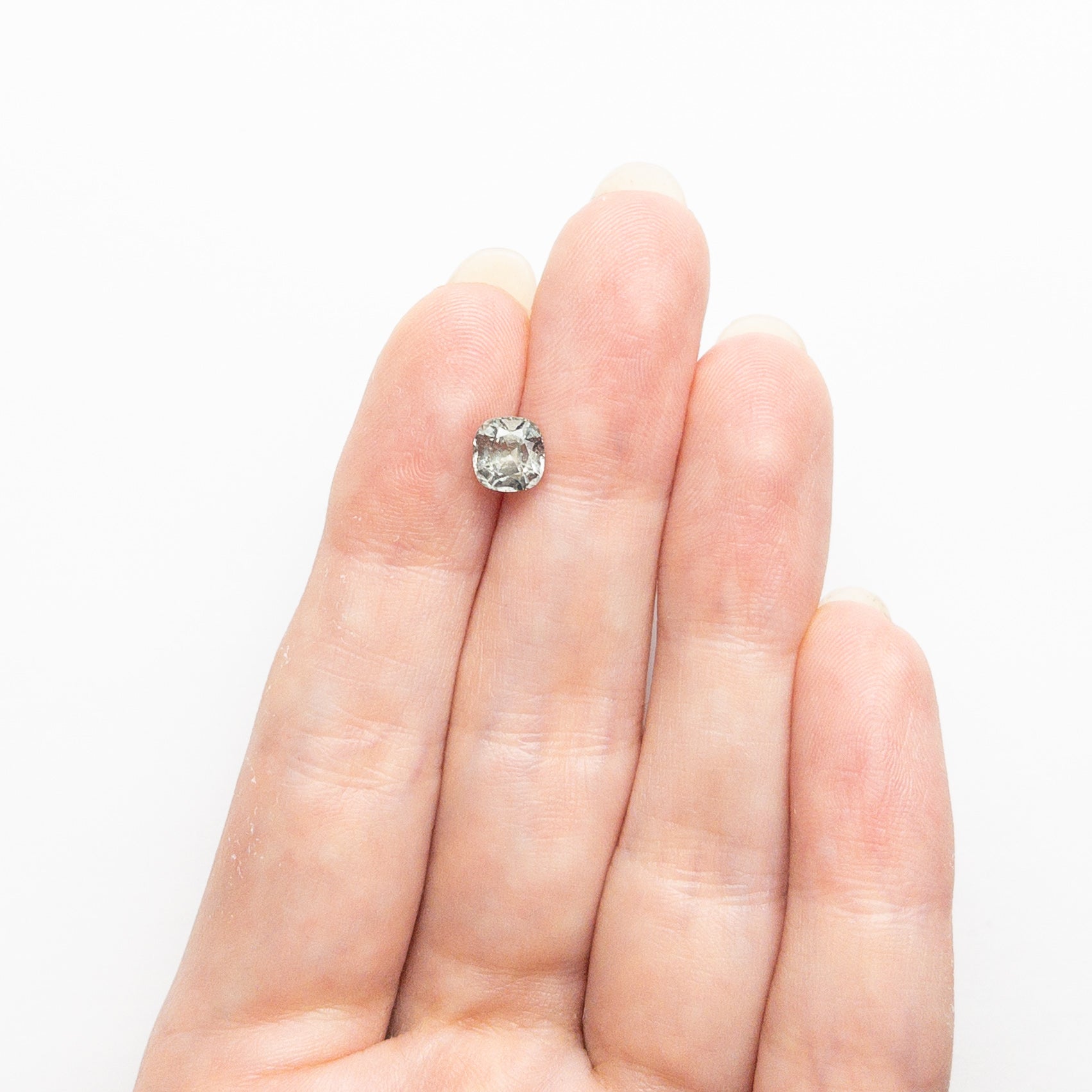 Green Brilliant Sapphire - 1.29ct Cushion