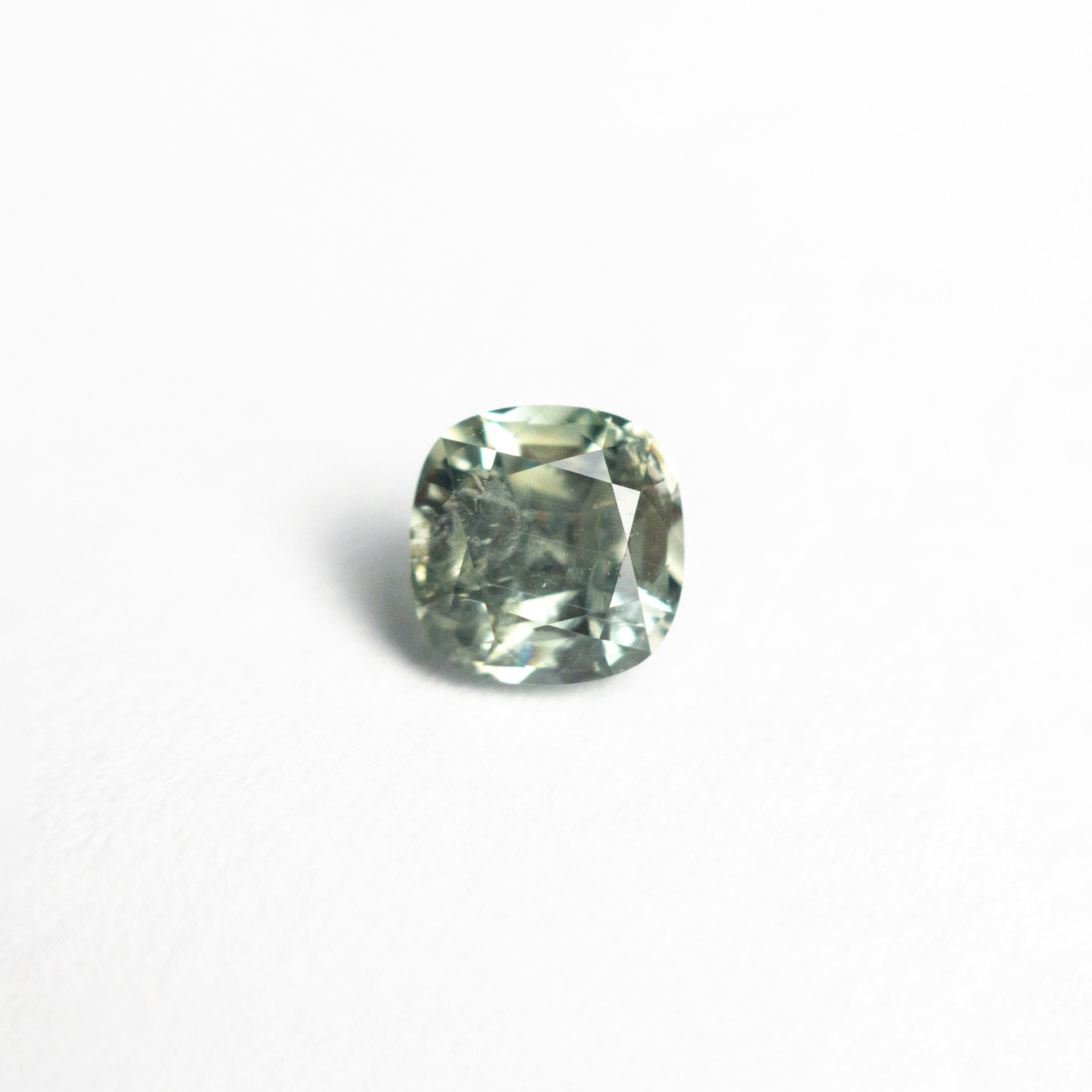 Teal/Green Brilliant Sapphire - 0.81ct Cushion