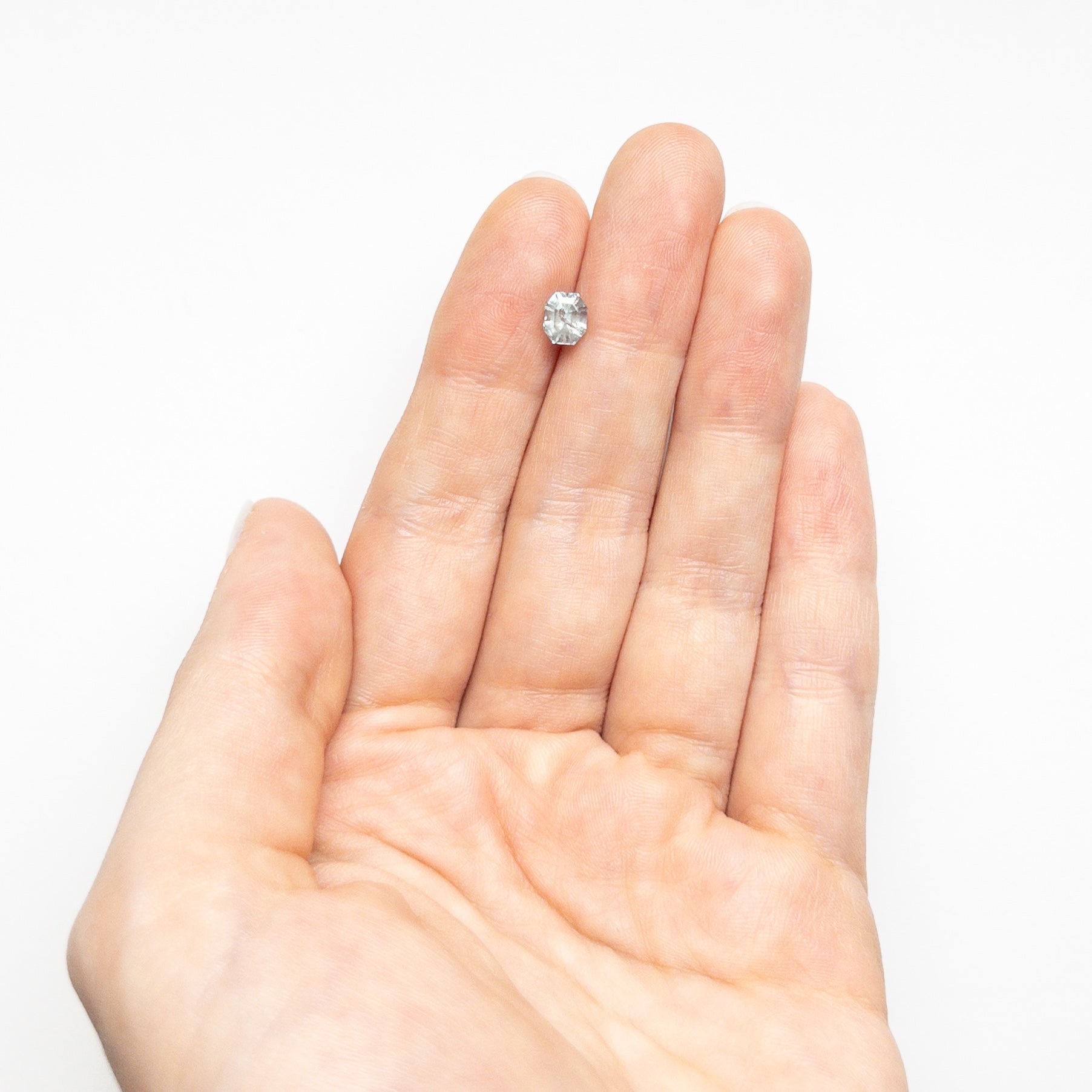 Blue Step Cut Sapphire - 1.09ct Cut Corner Rectangle - Foe & Dear