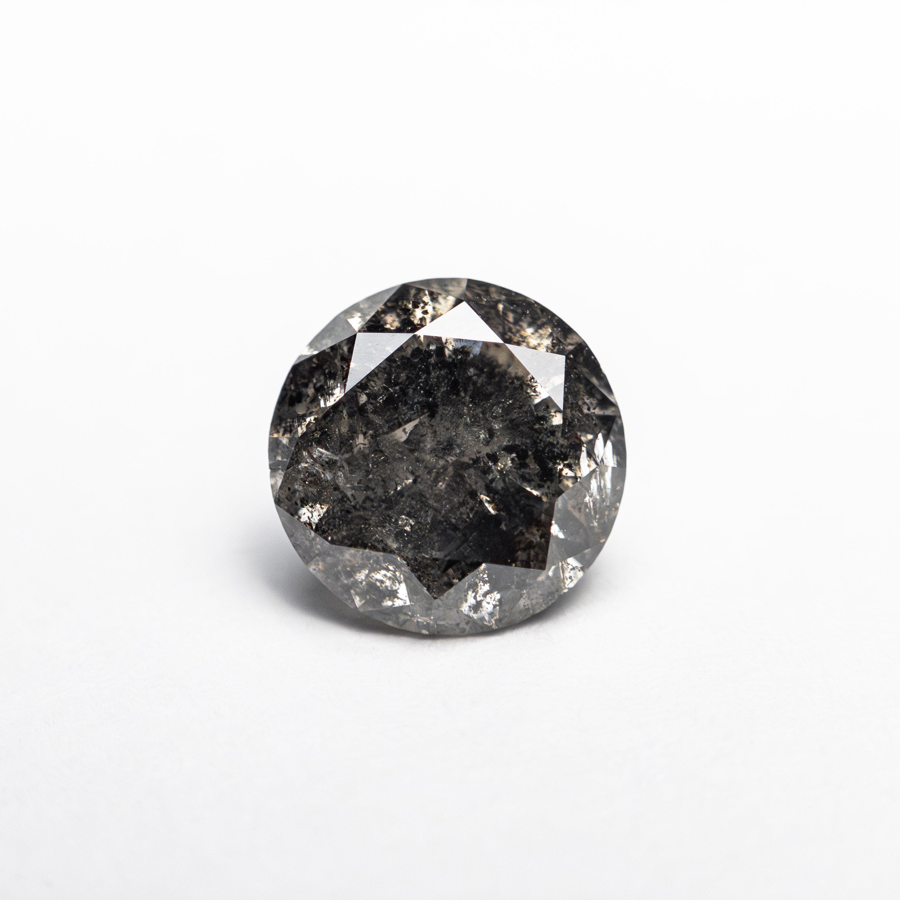 Salt and Pepper Brilliant Diamond - 1.24ct Round