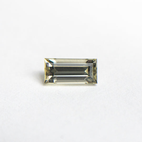 Green Step Cut Sapphire - 0.75ct Baguette
