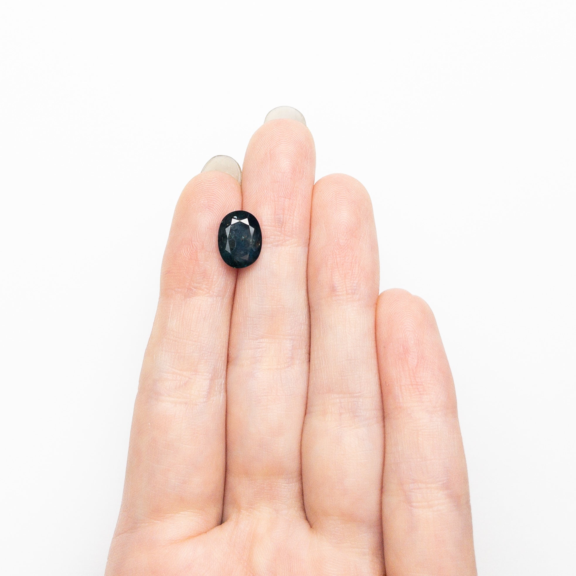 Blue/Teal Brilliant Sapphire - 4.14ct Oval