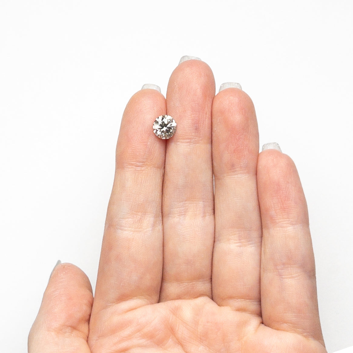 Fancy Grey Brilliant Diamond - 1.20ct Round
