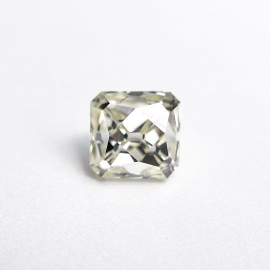 White Modern Antique French Cut Diamond - 1.71ct Cut Corner Square