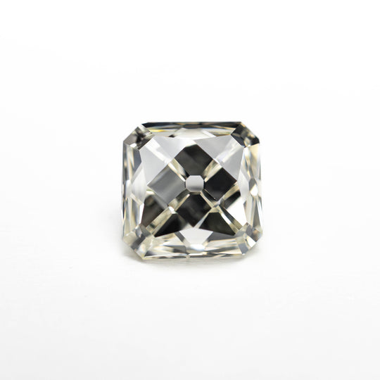 White Modern Antique French Cut Diamond - 1.51ct Cut Corner Square