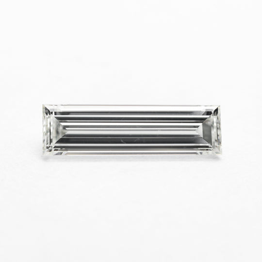 White Step Cut Diamond - 0.78ct Baguette