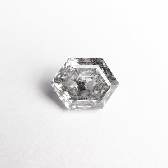 Salt and Pepper Step Cut Diamond - 1.29ct Hexagon