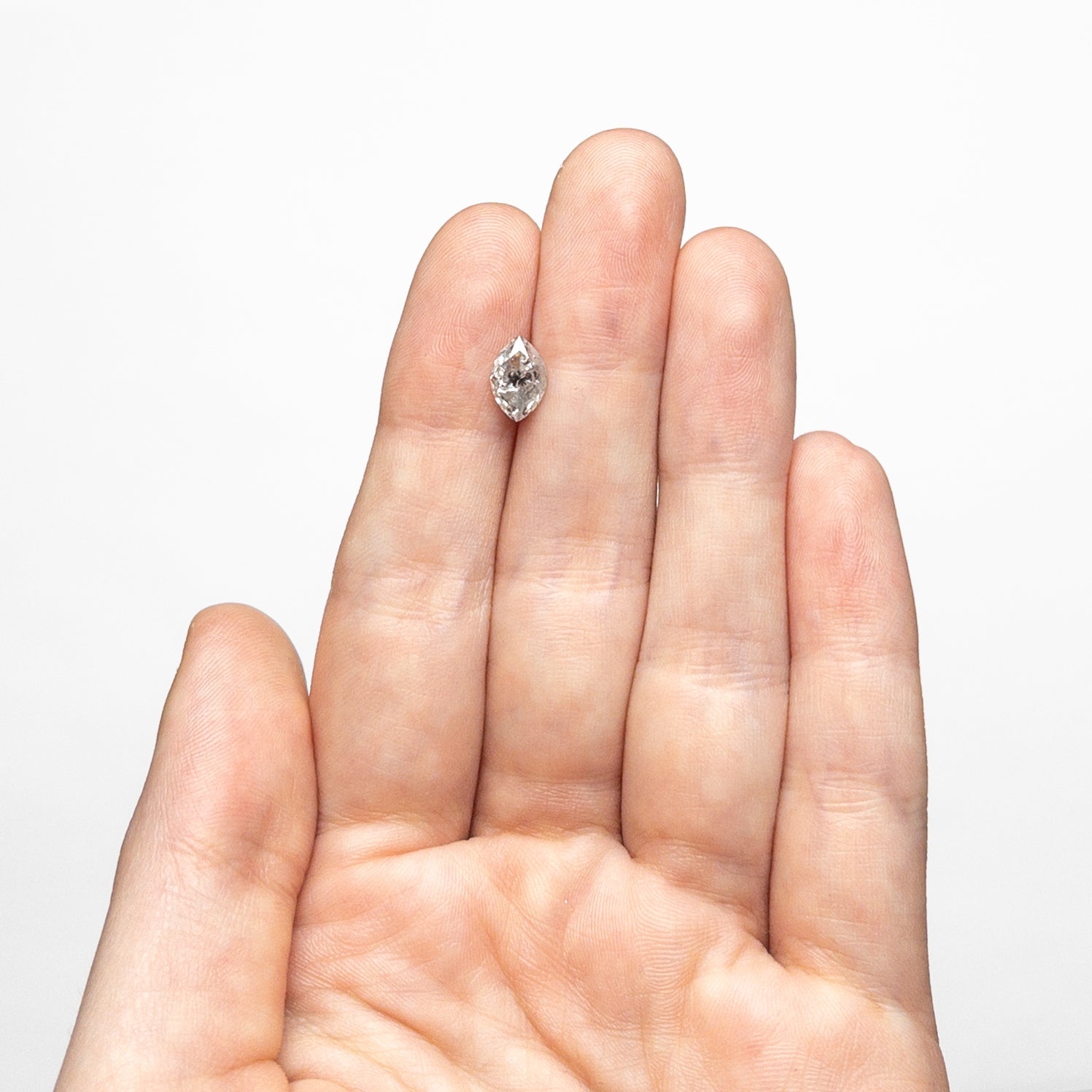 Salt and Pepper Brilliant Diamond - 1.25ct Marquise