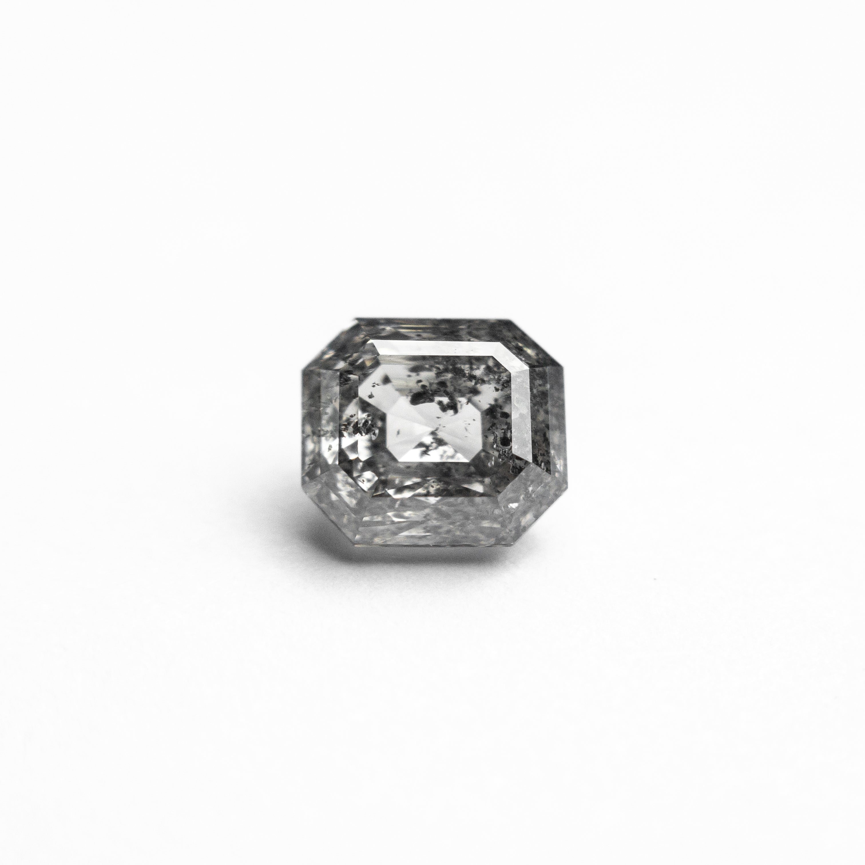 Salt and Pepper Step Cut Diamond - 1.01ct Cut Corner Rectangle
