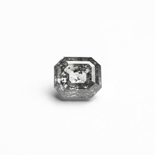 Salt and Pepper Step Cut Diamond - 1.01ct Cut Corner Rectangle