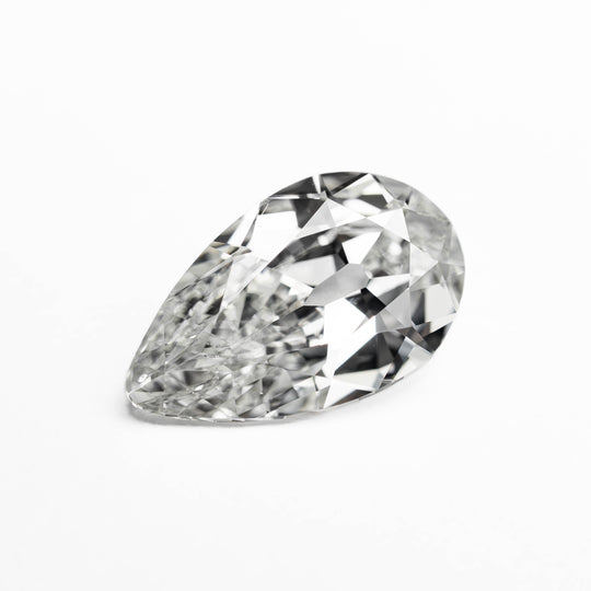 White Modern Antique Brilliant Diamond - 1.51ct Pear