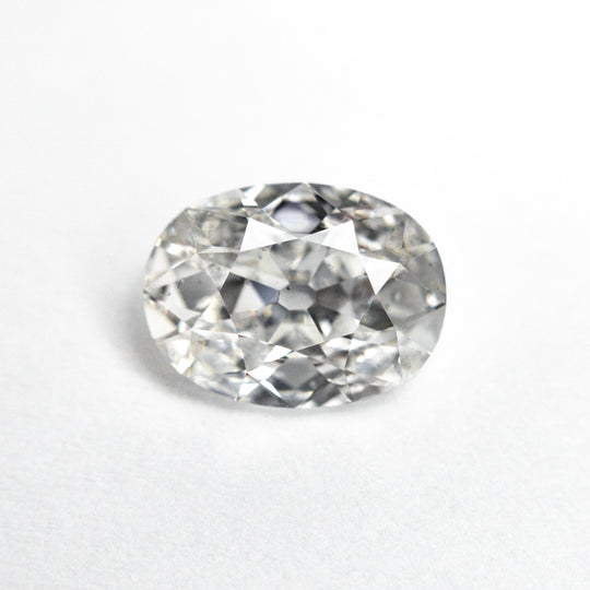 White Modern Antique Oval Brilliant Diamond - 2.01ct Oval