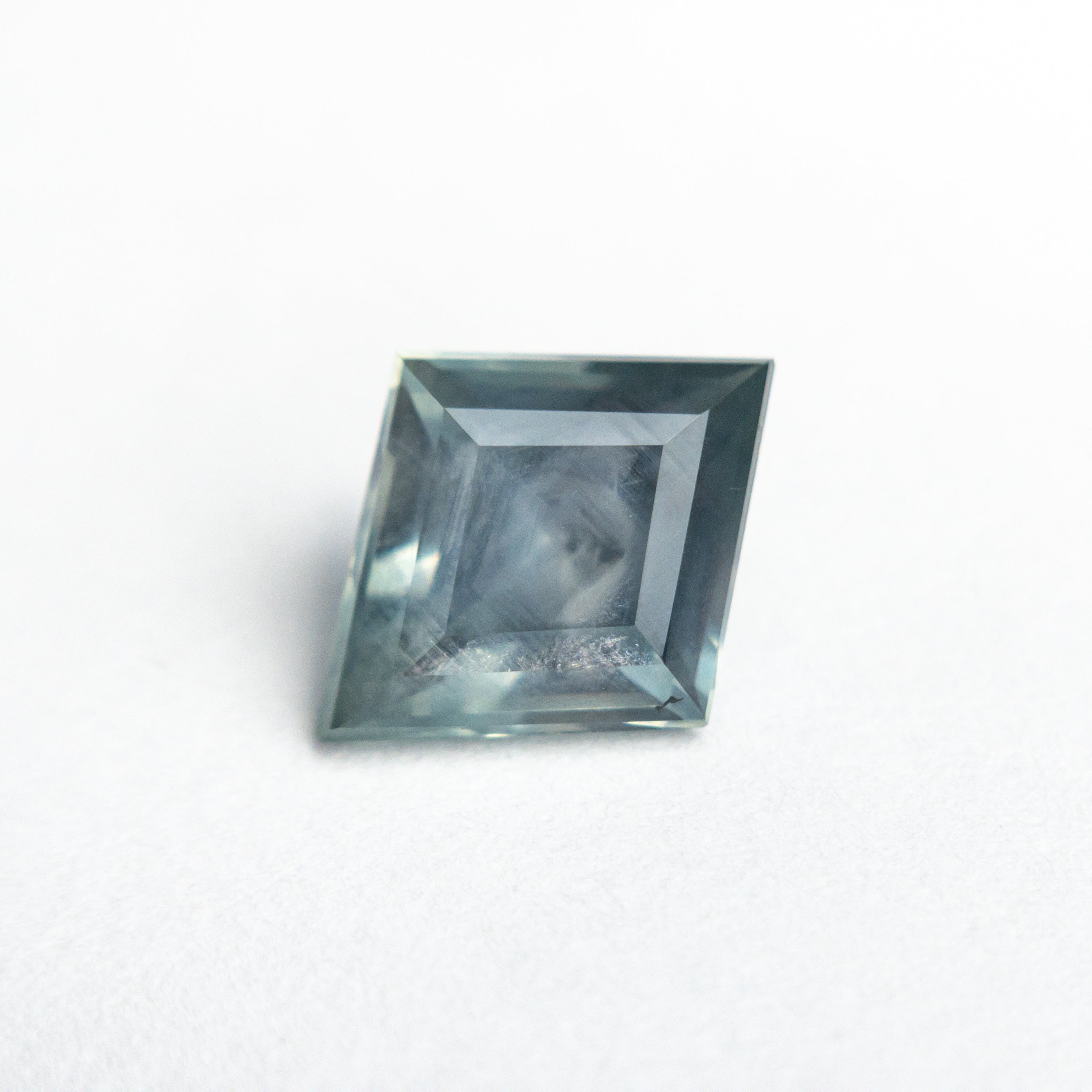 Blue/Teal Step Cut Sapphire - 1.94ct Lozenge