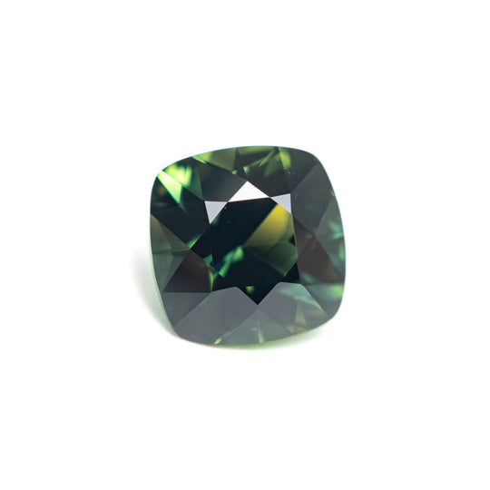 Green Brilliant Sapphire - 2.02ct Cushion