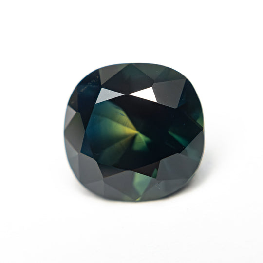 Teal Brilliant Sapphire - 3.67ct Cushion