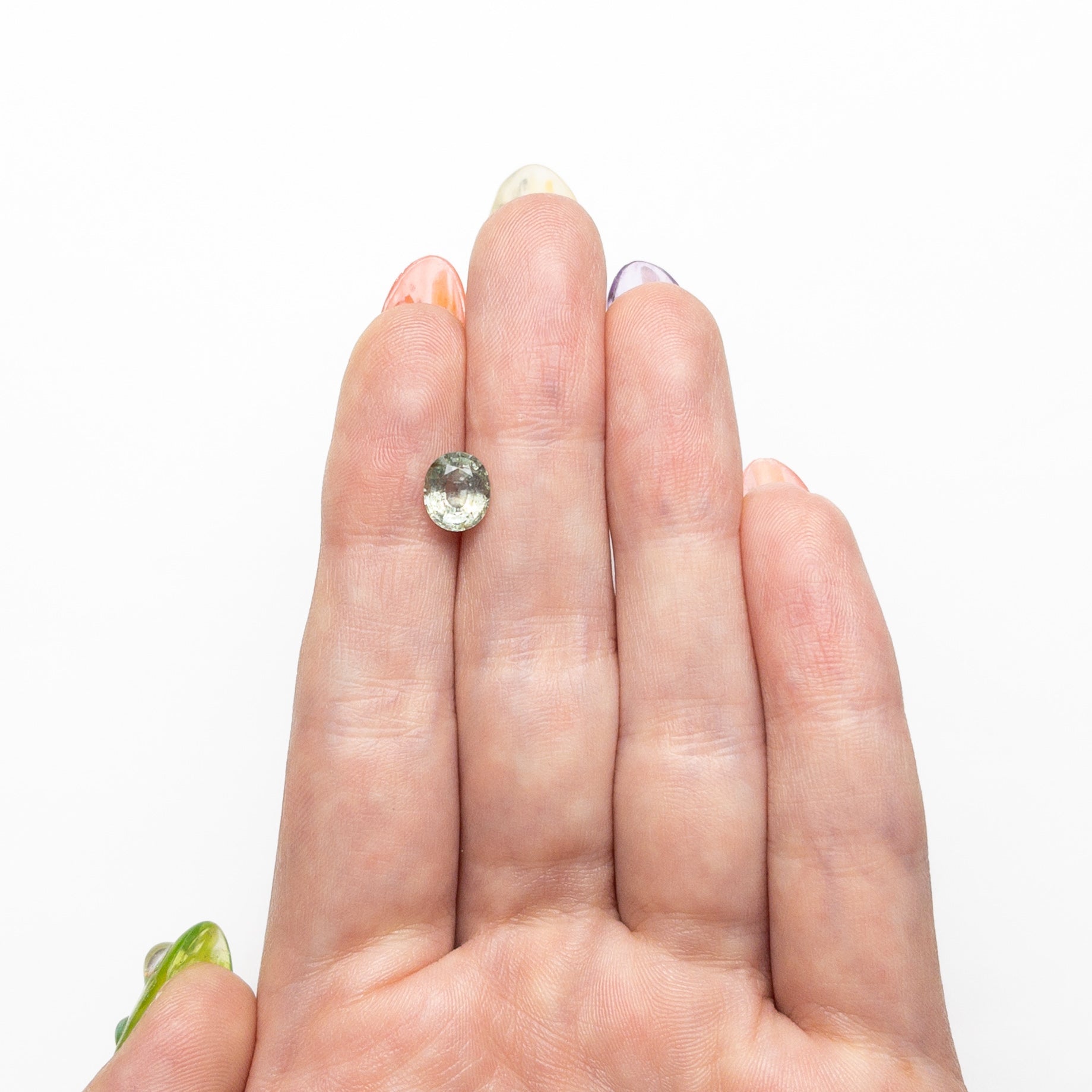 Green Brilliant Sapphire - 1.40ct Oval