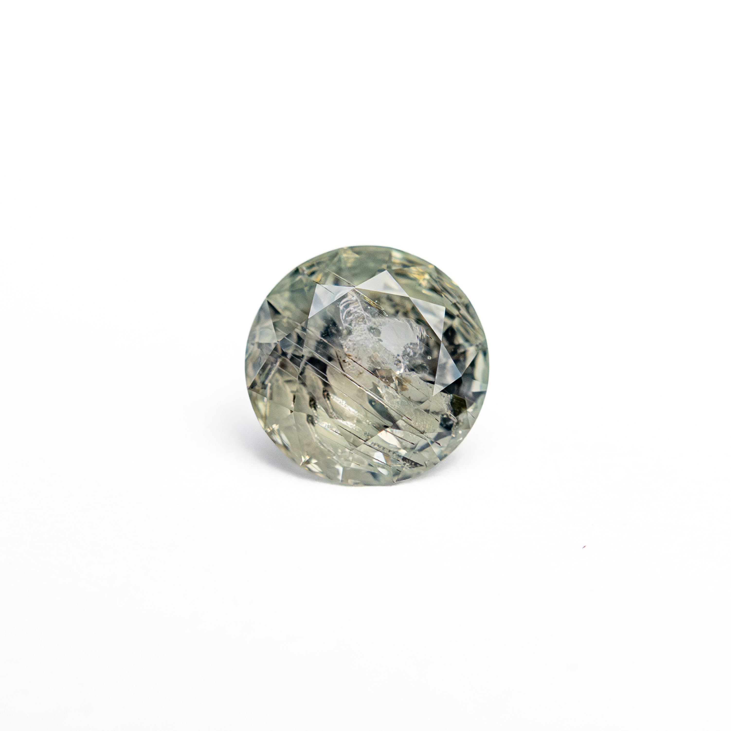Green Brilliant Sapphire - 0.74ct Round