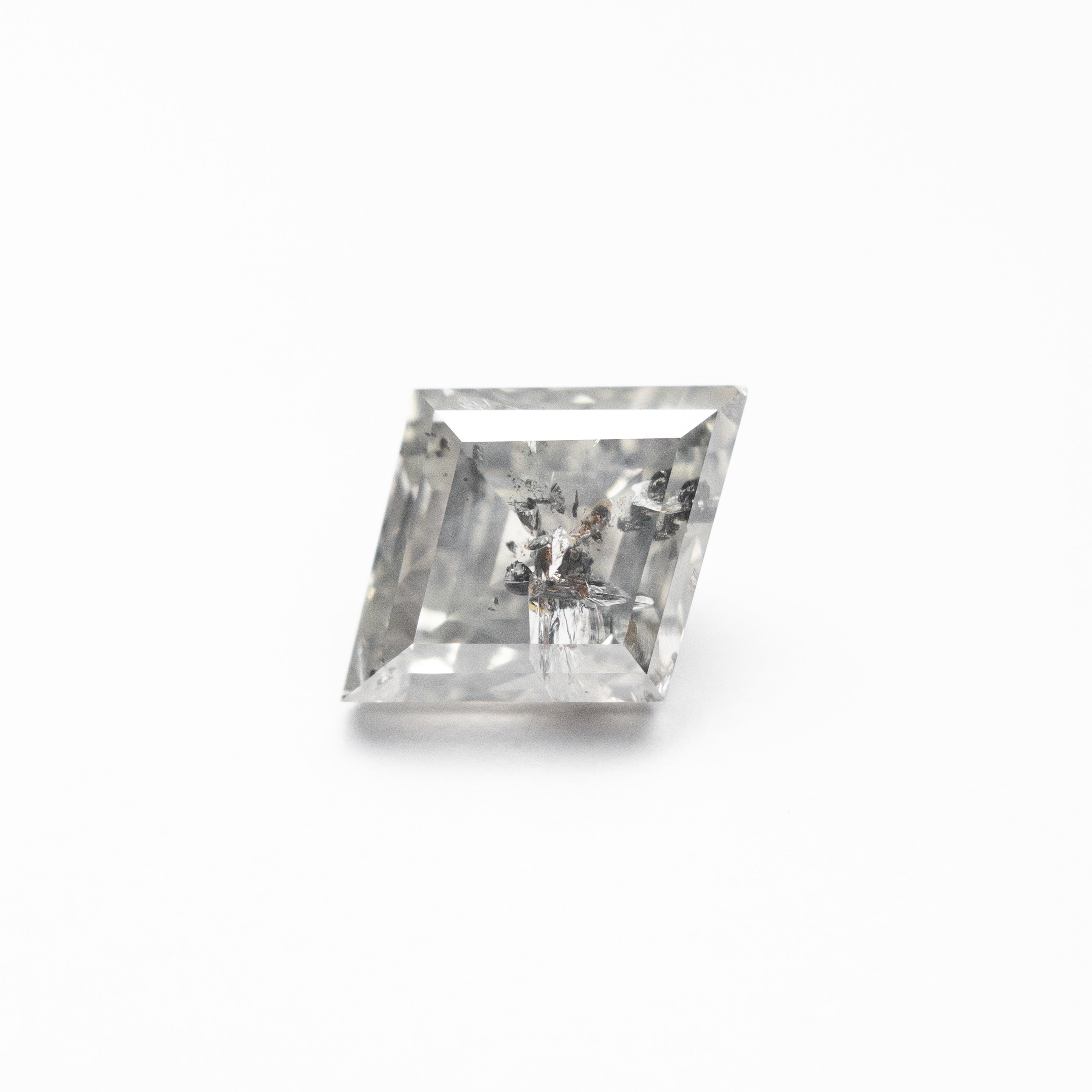 Salt and Pepper Step Cut Diamond - 1.58ct Lozenge