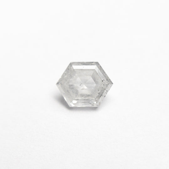 Icy Salt and Pepper Double Cut Diamond - 0.74ct Hexagon
