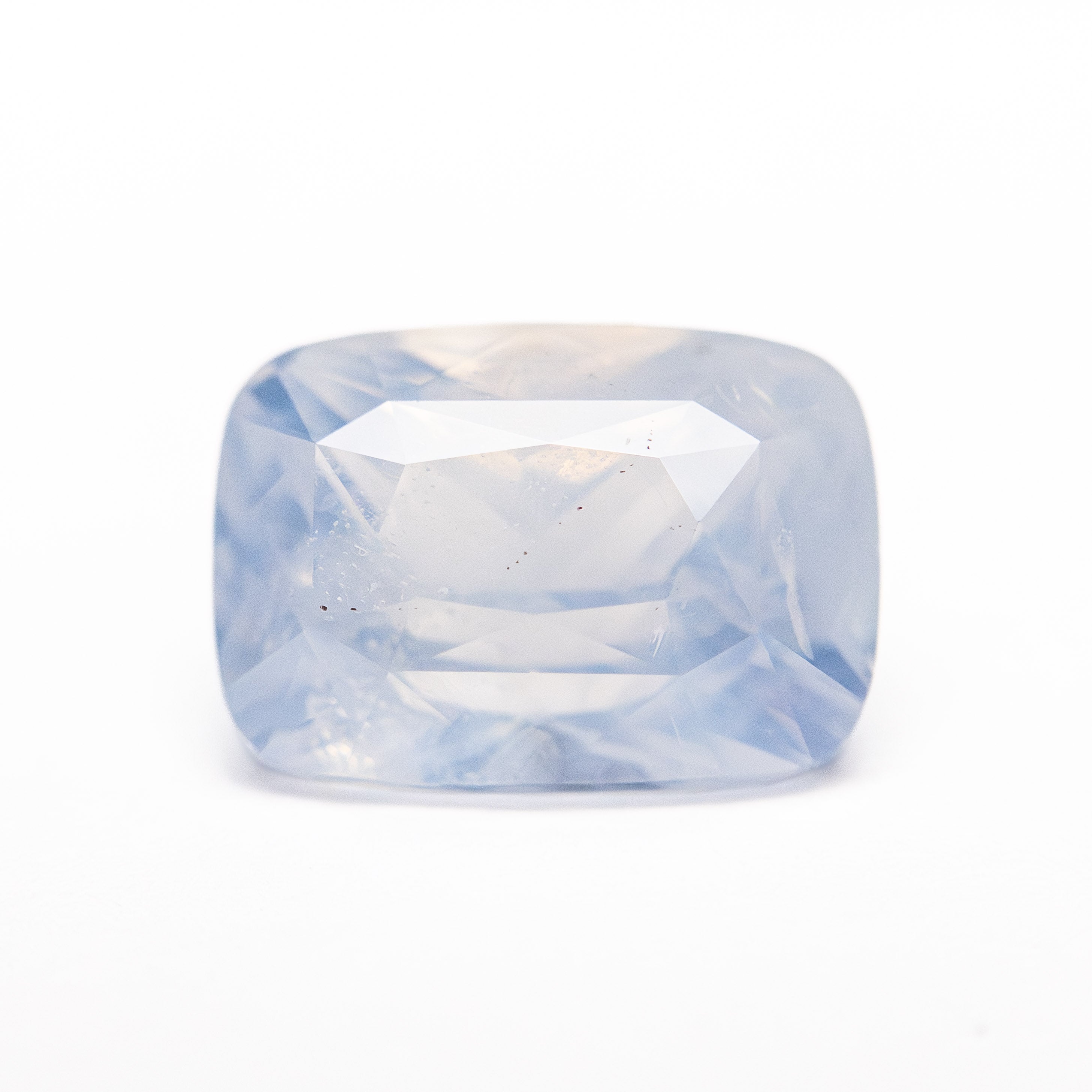 Opalescent White Brilliant Sapphire - 4.14ct Cushion