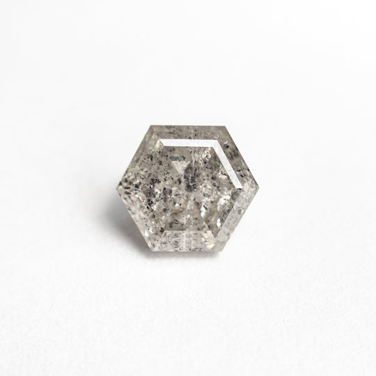 Salt and Pepper Step Cut Diamond - 1.20ct Hexagon