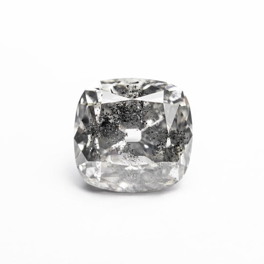 Salt and Pepper Modern Antique Old Mine Cut Diamond - 2.17ct Cushion