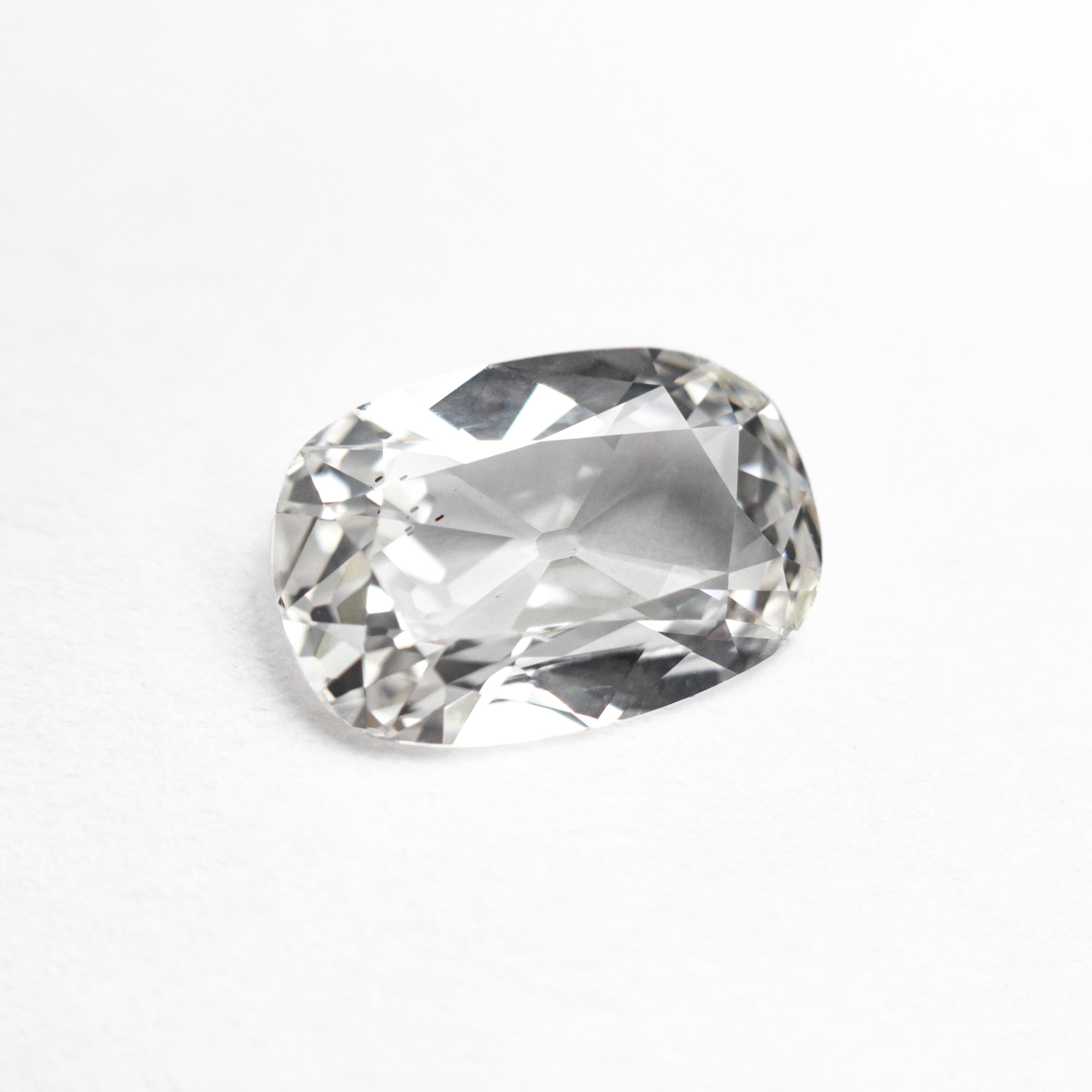 White Modern Antique Old Mine Cut Diamond - 1.08ct Cushion