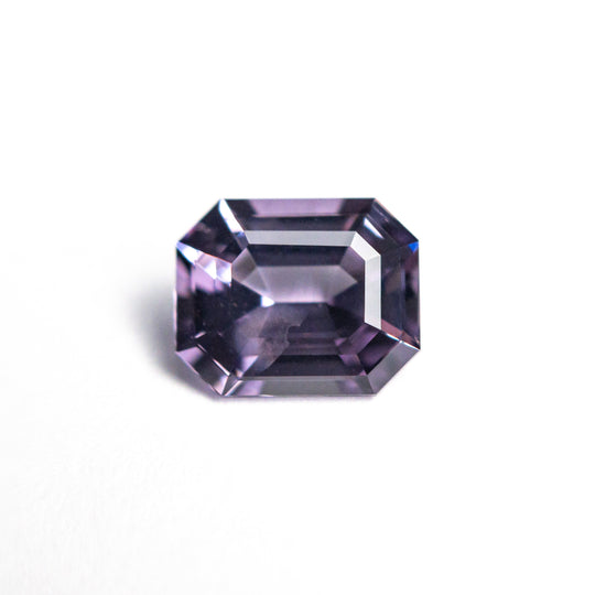 Purple Step Cut Sapphire - 1.74ct Cut Corner Rectangle