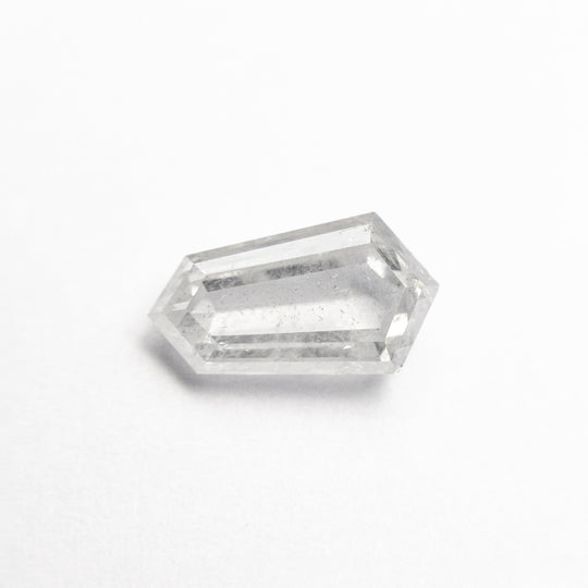 Icy Salt and Pepper Step Cut Diamond - 1.47ct Shield