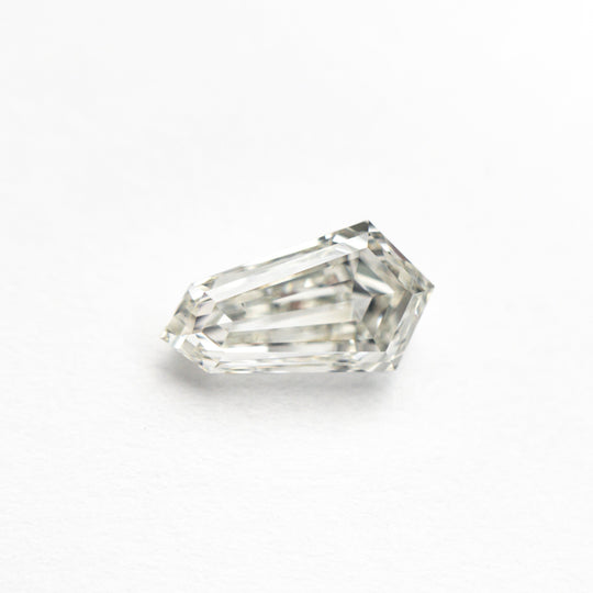 White Step Cut Diamond - 1.00ct Kite