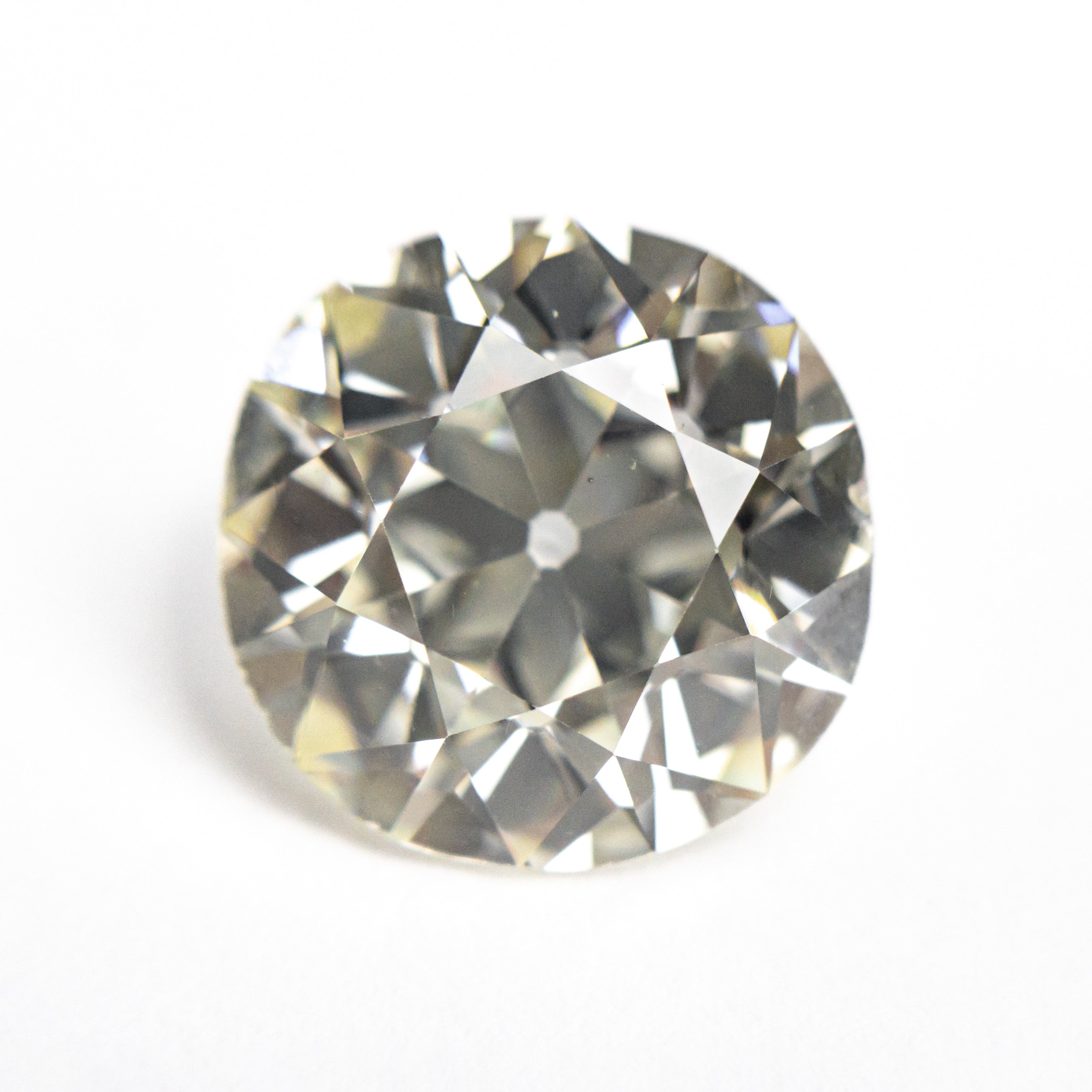 White Antique Old European Cut Diamond - 5.85ct Round