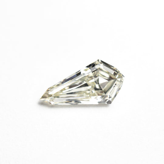 White Step Cut Diamond - 0.95ct Shield