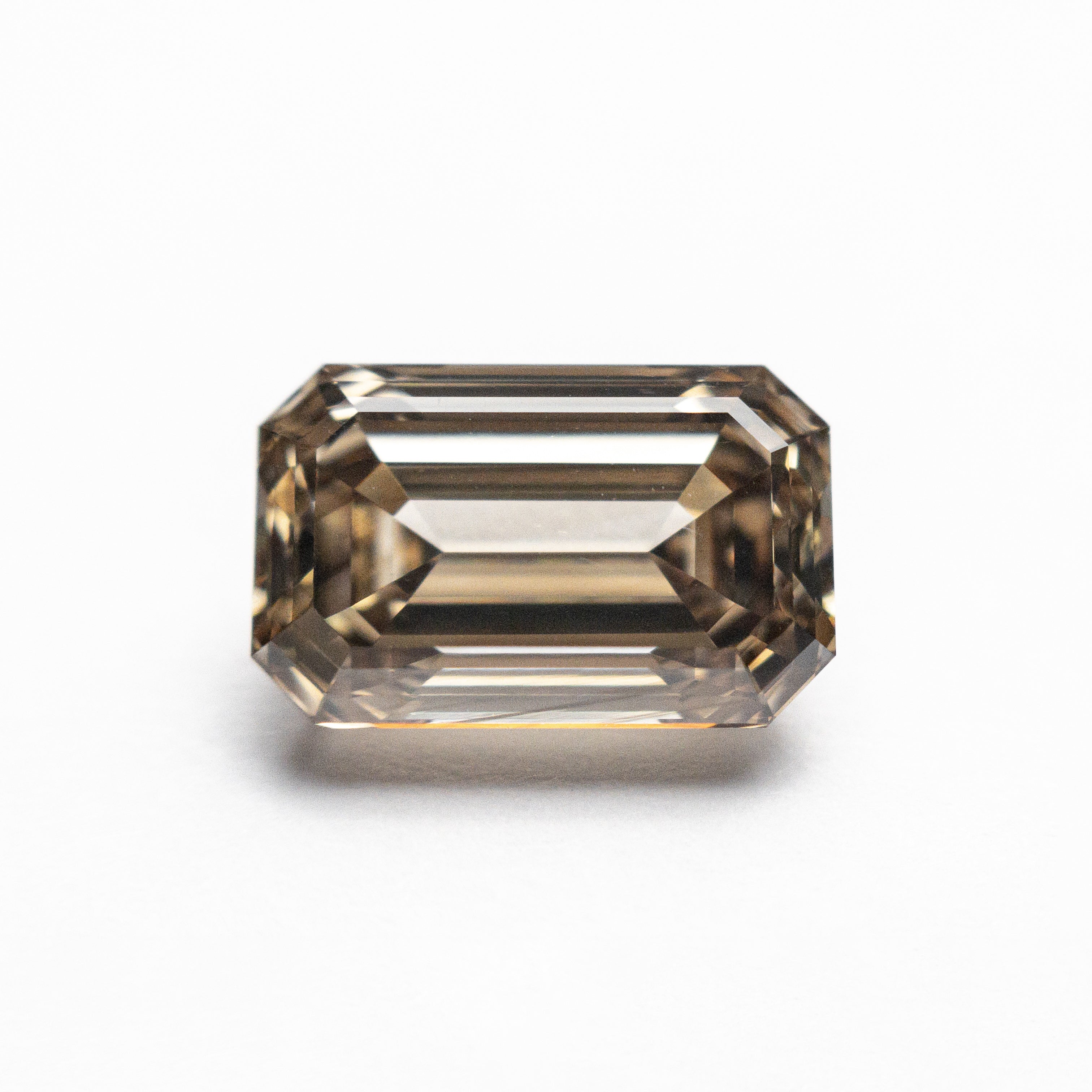 Champagne Step Cut Diamond - 3.05ct Cut Corner Rectangle
