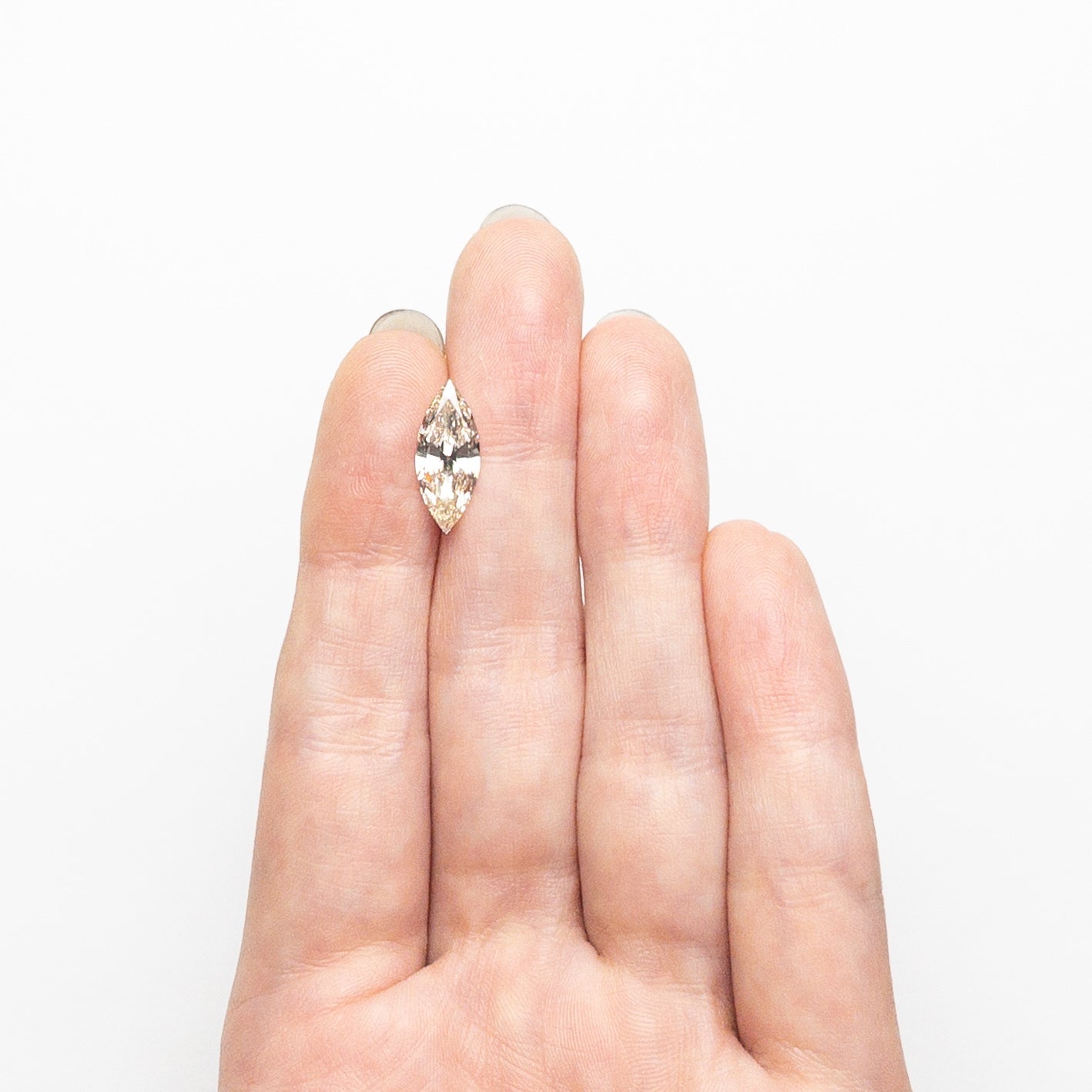 Champagne Brilliant Diamond - 2.01ct Marquise