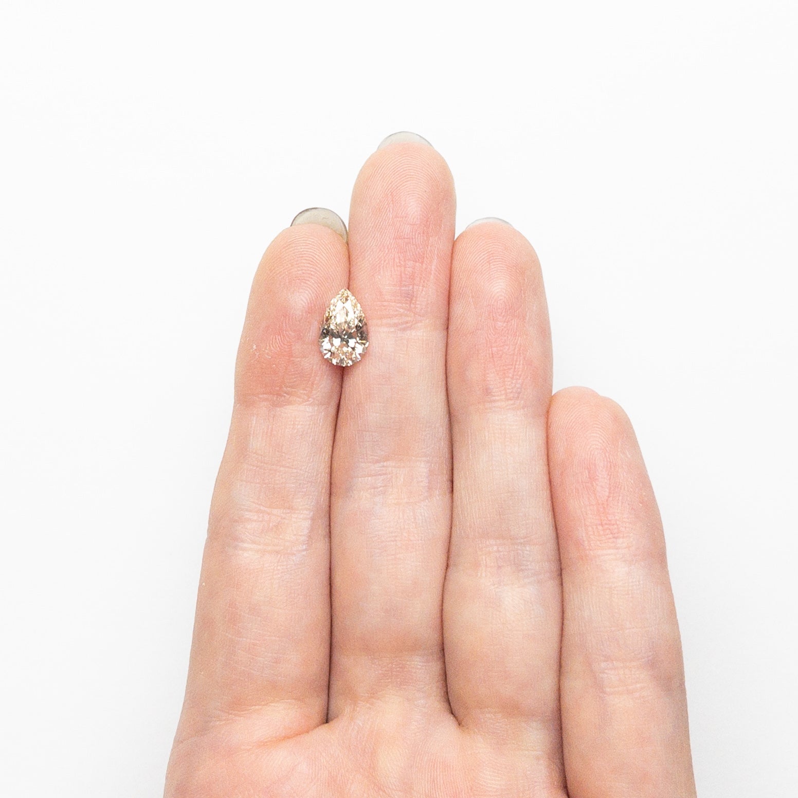 Champagne Brilliant Diamond - 1.50ct Pear