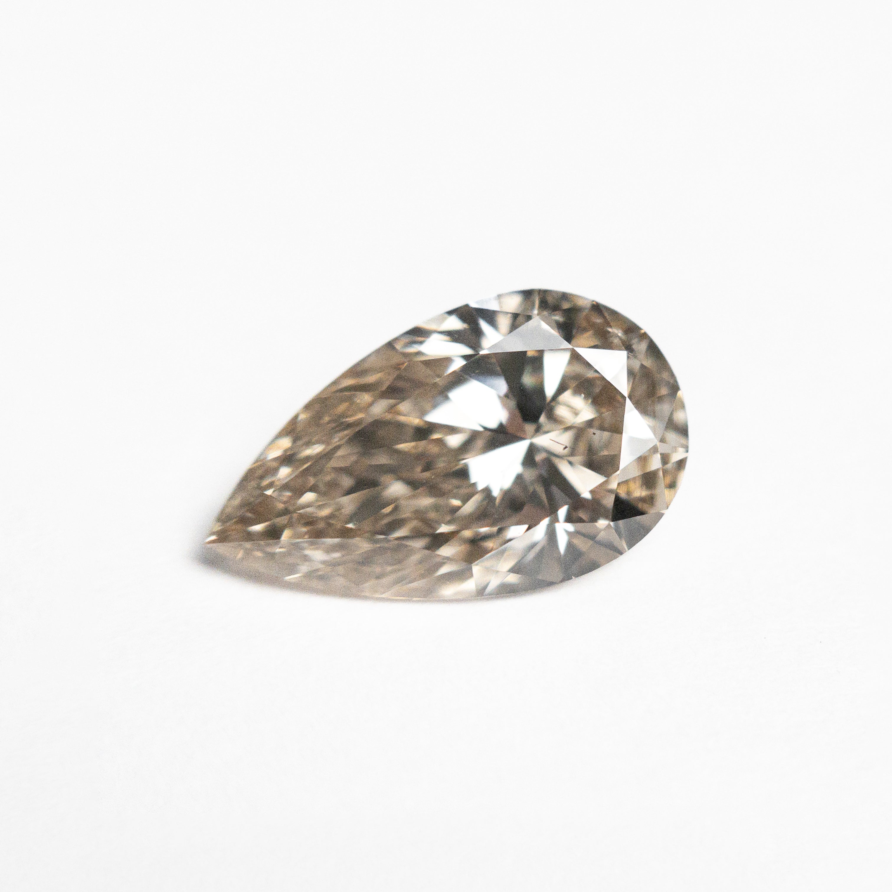 Champagne Brilliant Diamond - 1.60ct Pear