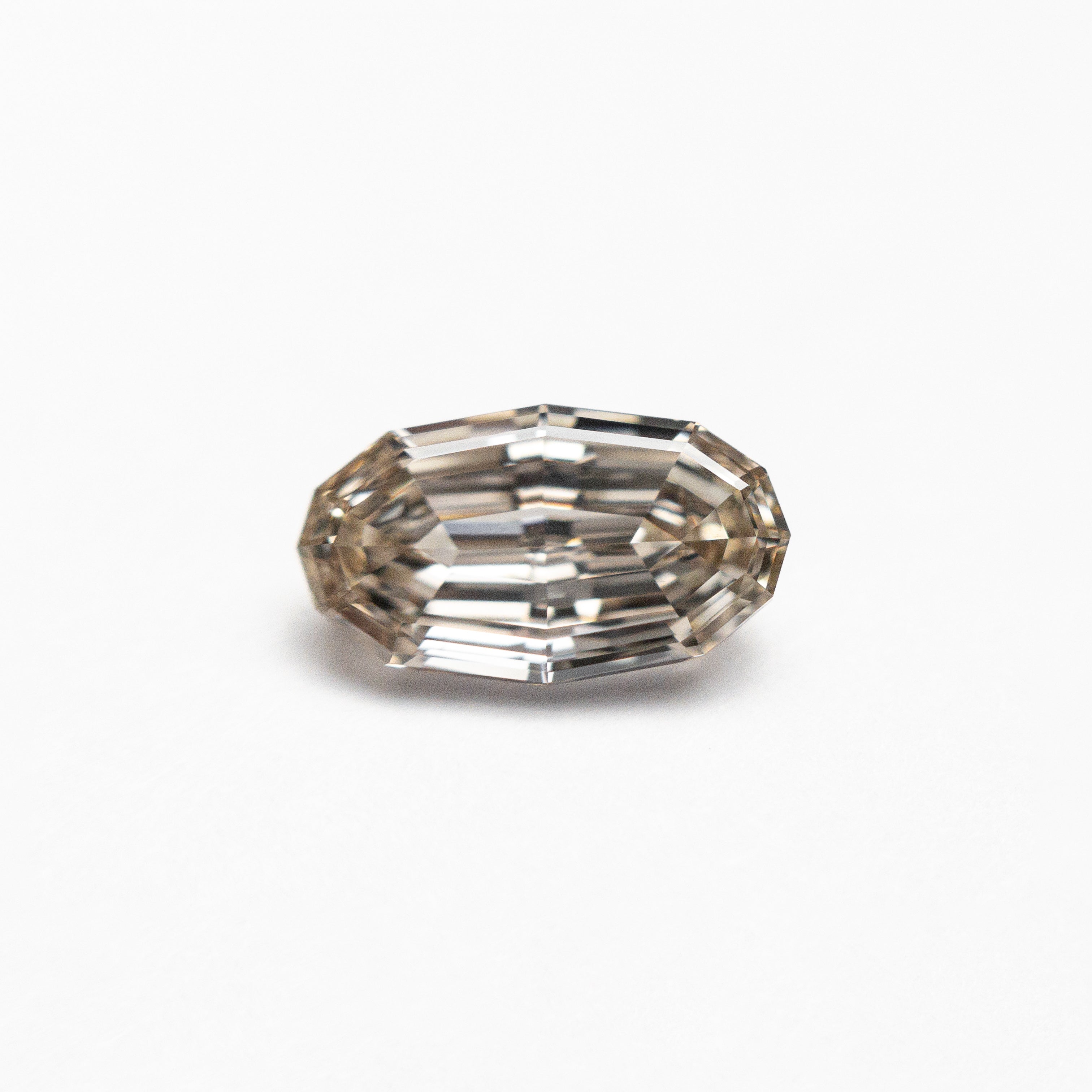 Champagne Step Cut Diamond - 1.00ct Geo Oval