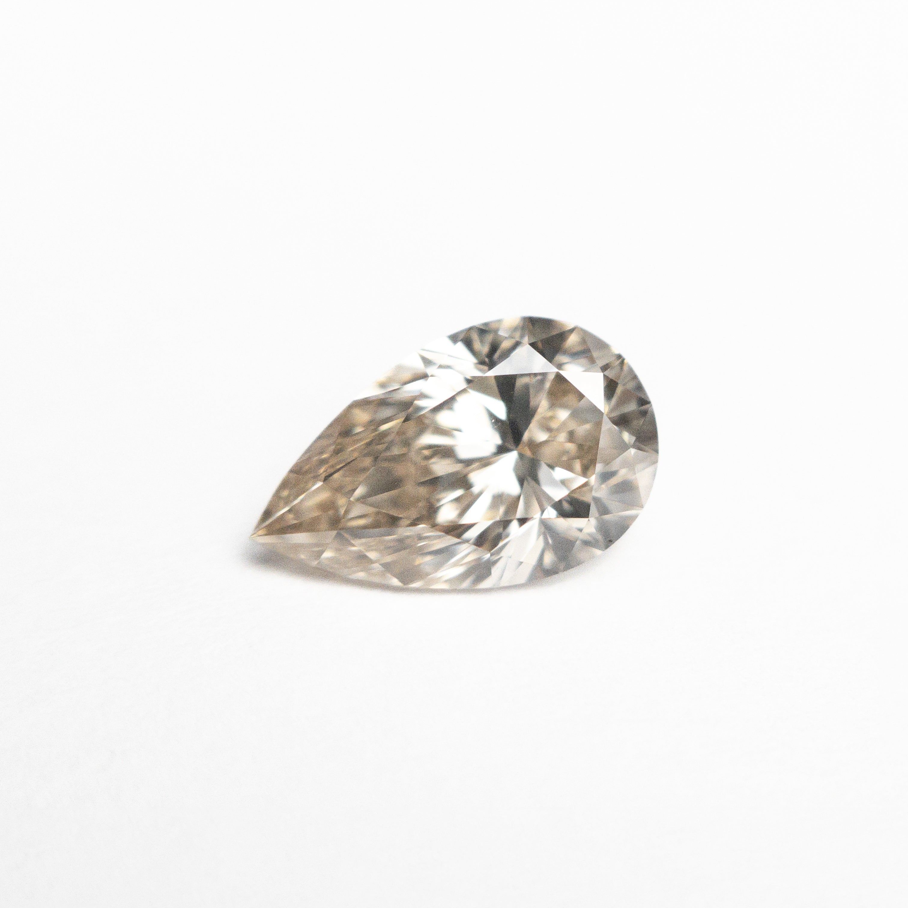 Champagne Brilliant Diamond - 1.02ct Pear