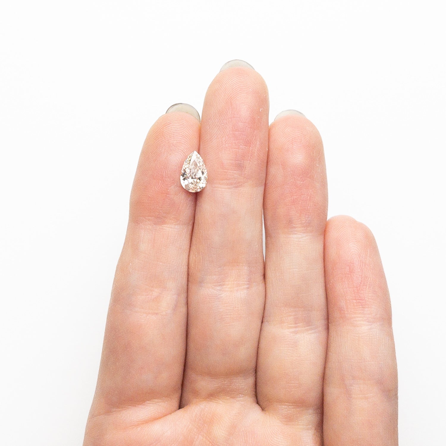Champagne Brilliant Diamond - 1.01ct Pear