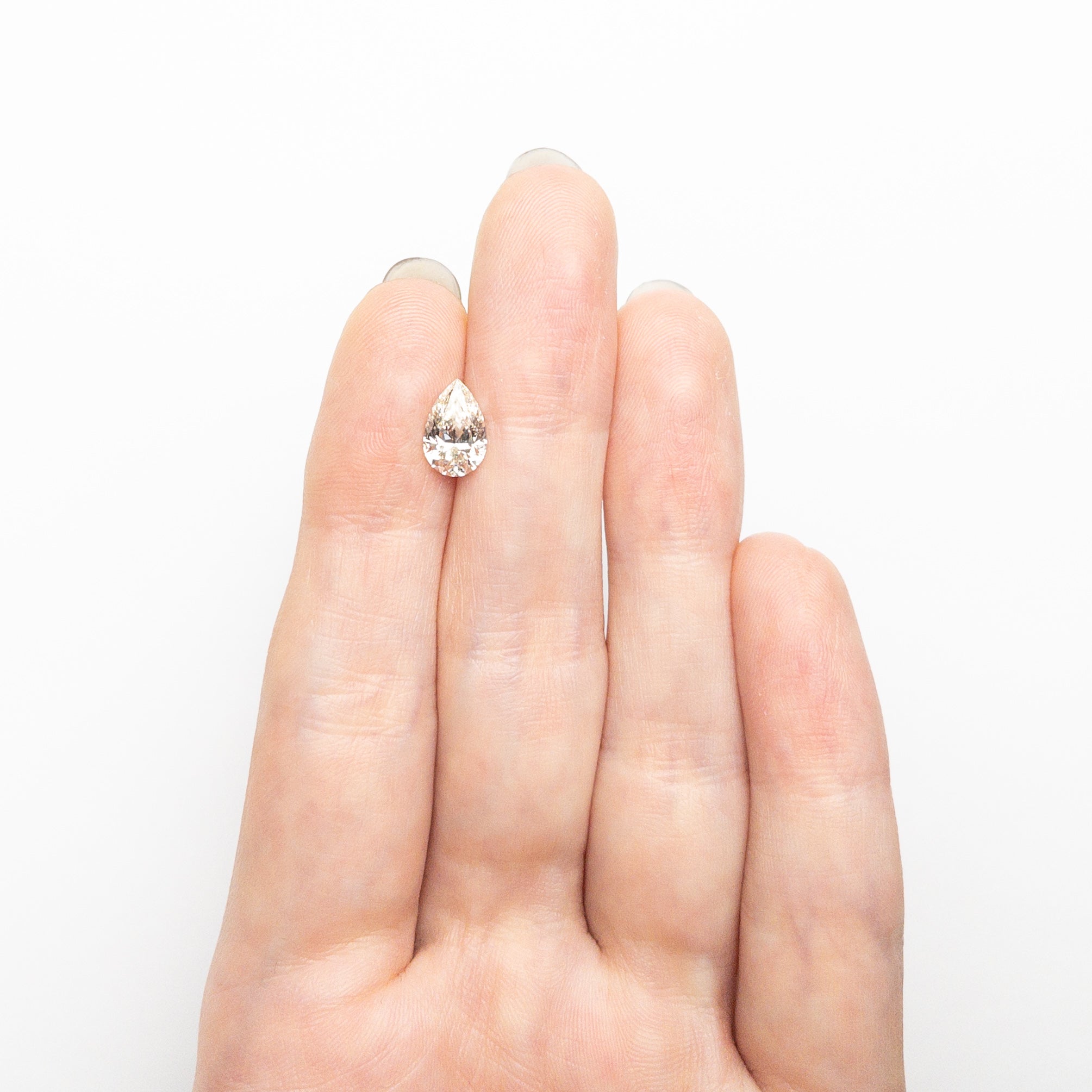 Champagne Brilliant Diamond - 1.19ct Pear