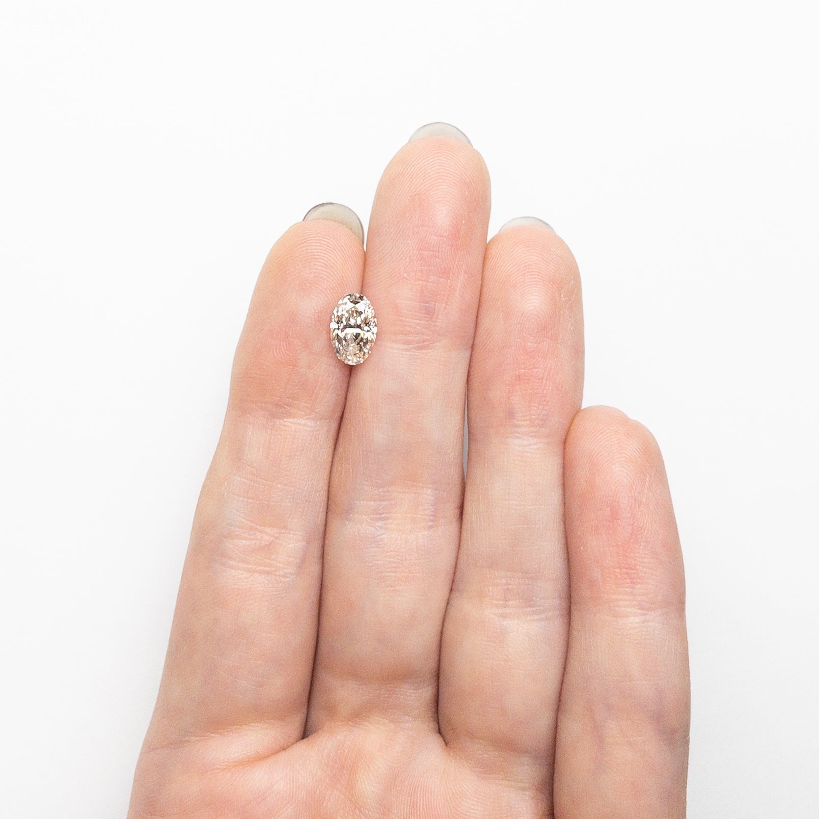 Champagne Brilliant Diamond - 1.01ct Oval