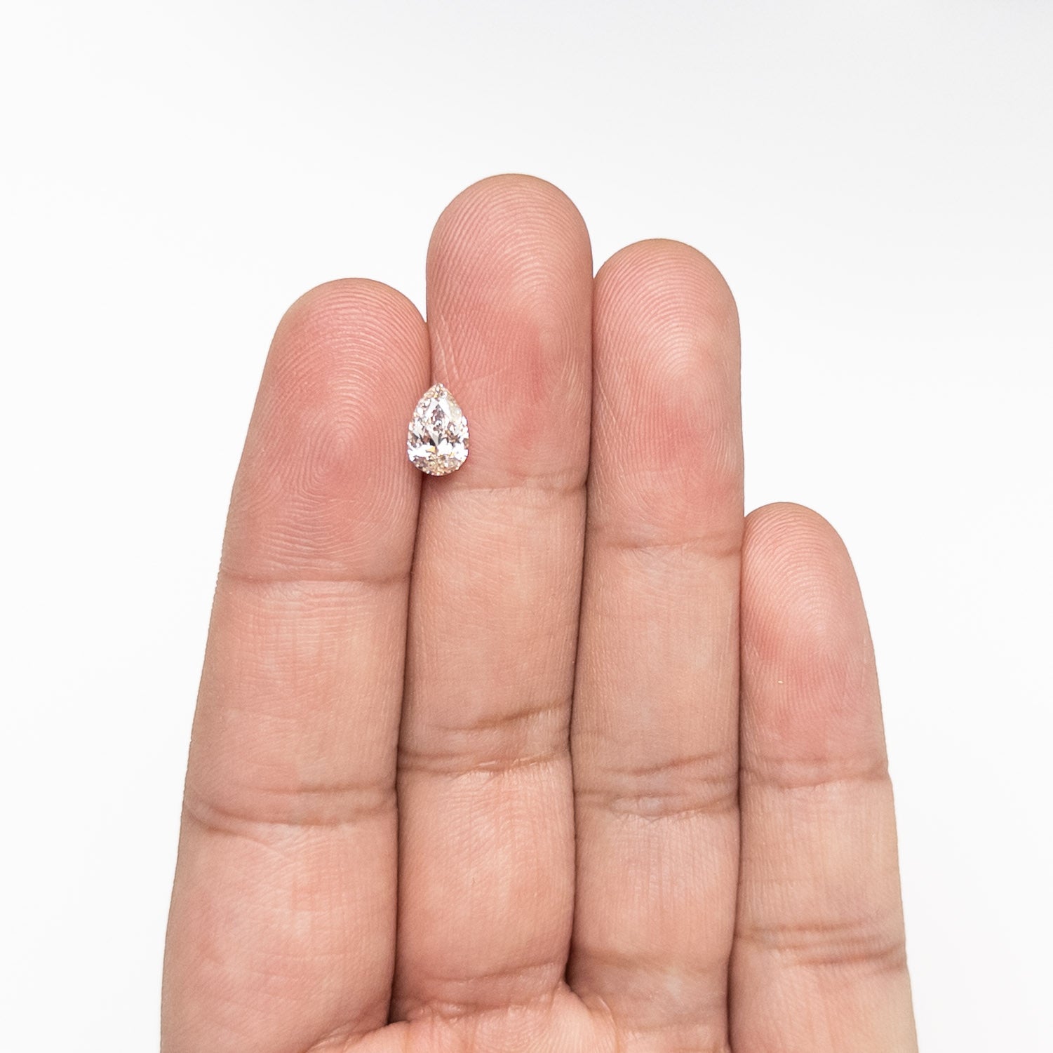 Champagne Brilliant Diamond - 0.81ct Pear