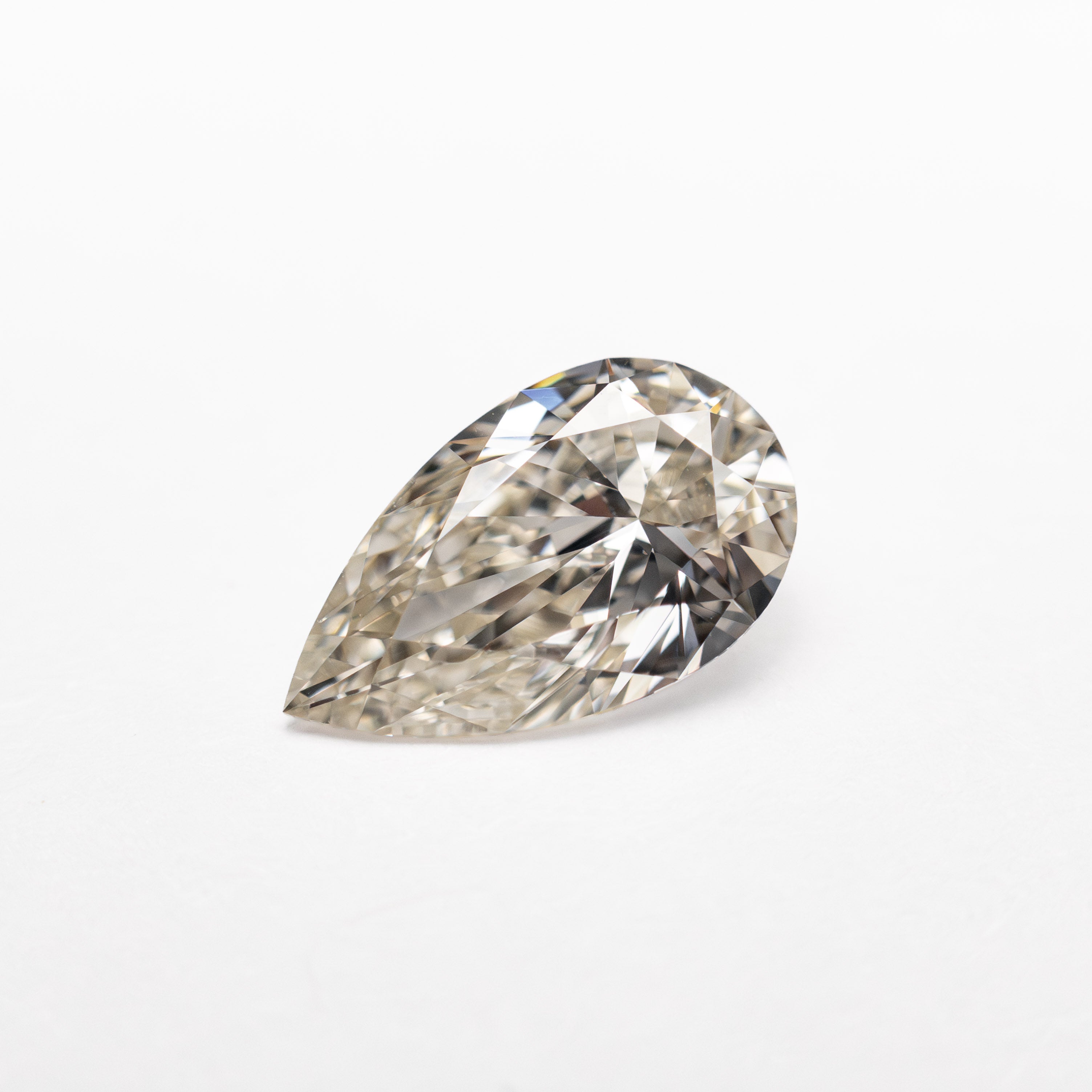 Light Champagne Brilliant Diamond - 0.70ct Pear