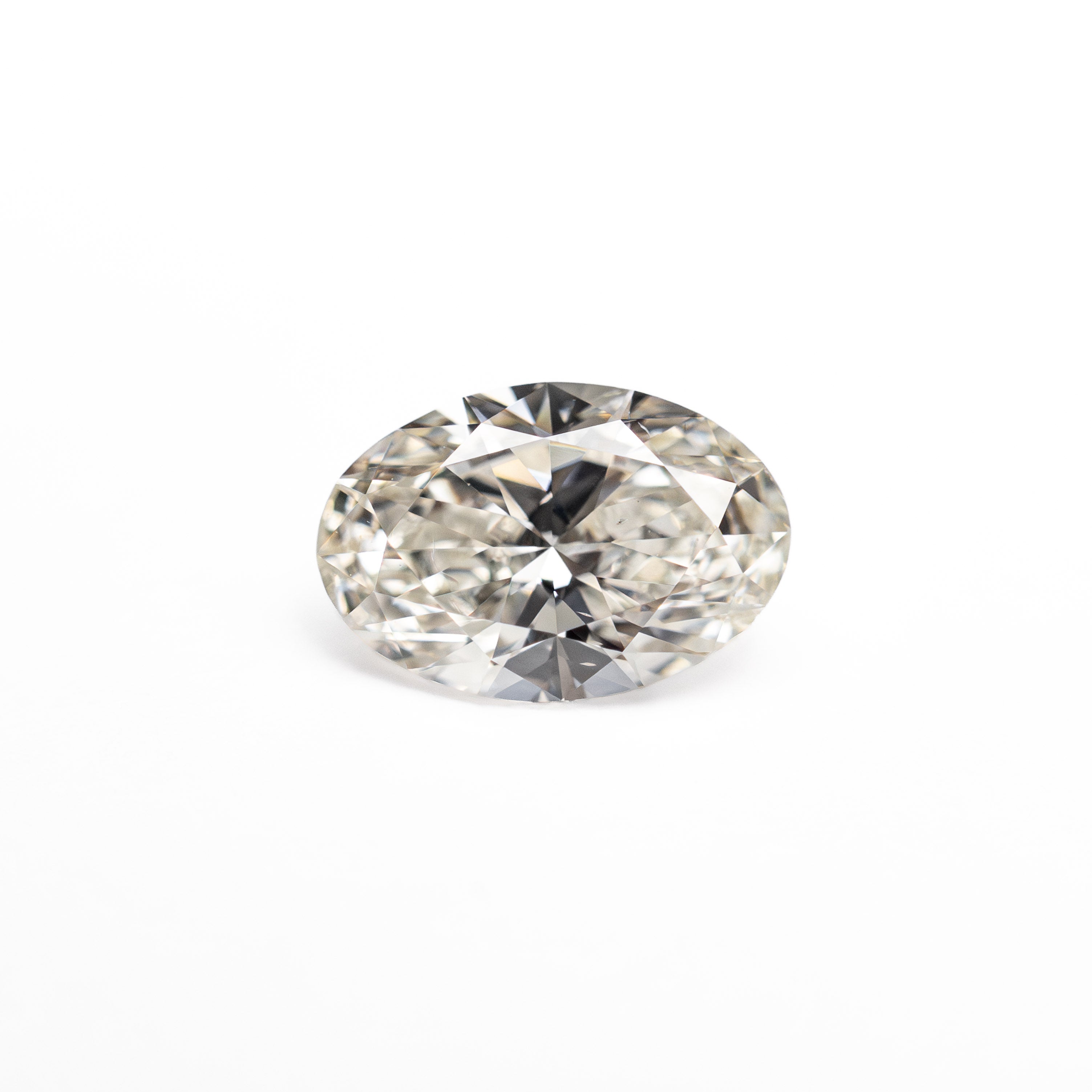 Light Champagne Brilliant Diamond - 0.70ct Oval