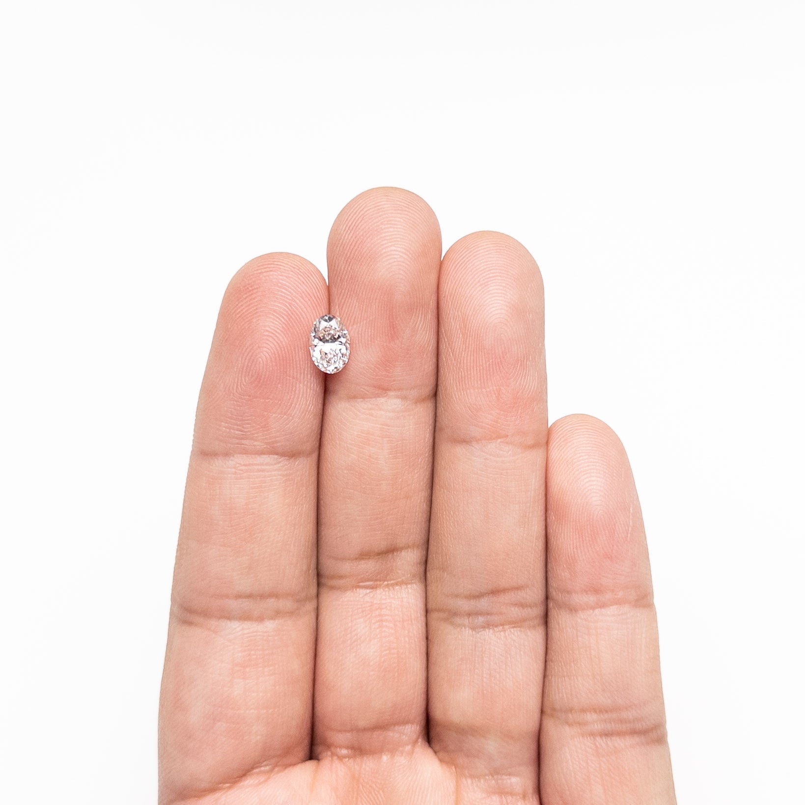 Champagne Brilliant Diamond - 0.90ct Oval
