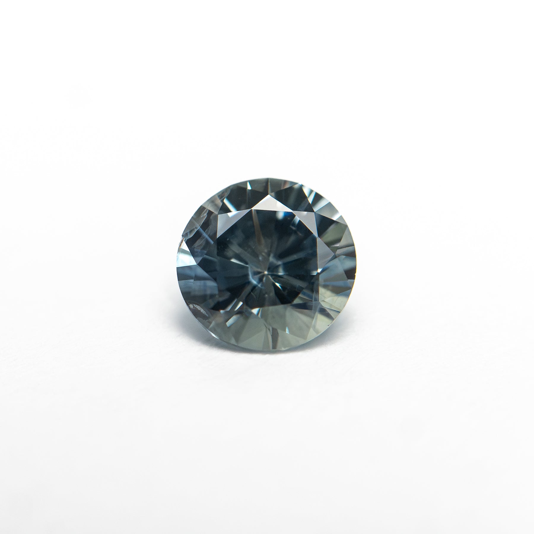 Teal Brilliant Sapphire - 0.81ct Round